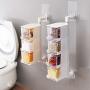 Stainless Steel Pipe 2/3/4 Kitchen Season Spice Jar Storage Box Size: 18cm/24.5cm/31cm (Color : 2 layer)