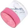 Beauticom 7 Gram / 7 ML Thick Wall Round Leak Proof Clear Acrylic Jars for Beauty, Cream, Cosmetics, Salves, Scrubs (24 Pieces Bottom Clear Base + 24 Pieces Lids, Metallic Rose Pink Gold)