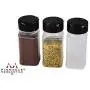 Pinnacle Mercantile Square 4oz Gewürzgläser mit Siebdeckeln (24er Set) Leere, Wiederverwendbare Behälter für Kräuter, Gewürze, Süßwaren-Toppings | Robuste Kunststoffbehälter