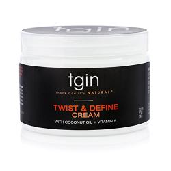 Tgin Twist & Define Cream For Natural Hair - Dry Hair - Curly Hair - 12 Oz