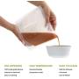 Silicone Food Bag, Food Grade Reusable Silicone Food Storage bag for Versatile Preservation Bag Container for Fruits Vegetables Meat (4 pack)