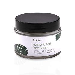 Nalani Hyaluronic Acid Moisturizing Cream: Best Face & Neck Cream | Organic Deeply Hydrating Avocado Banana Essential Oil Formula, For Men and Women | Made with Anti- Microbial Ingredients (1.7 oz)