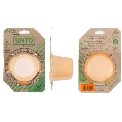 BNTO by Cuppow - Doseglas für Lunchbox - Weite Öffnung - 6oz - Orange
