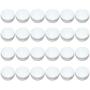 Honbay 24PCS 1/2 oz Round Metal Aluminum Tin Empty Cans Containers with Screw Lid for Storage and Candles Making