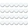 24 Boîtes Métalliques Aluminium Rondes 1/2 oz avec Couvercle à Vis pour Stockage et Fabrication de Bougies 24 Boîtes Métalliques Aluminium Rondes 1/2 oz avec Couvercle à Vis pour Stockage et Fabrication de Bougies