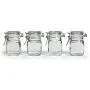 20 Pièces Petits Pots en Verre Transparent 7.6 cm (3 20 Pièces Petits Pots en Verre Transparent 7.6 cm (3