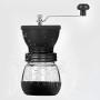 osierr6 Washable Hand Grinder Coffee Grinder Storage Jar Kitchen Tools Home Ceramic Burr Manual Coffee Mill Portable for Home, Traveling, Hiking, Camping or Working