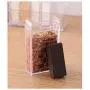 Kitchen Seasoning Bottles Jars Boxes Plastic Spice Lid Can Sugar Layers Storage Organizer Box Home Organization Accessories (Coffee)