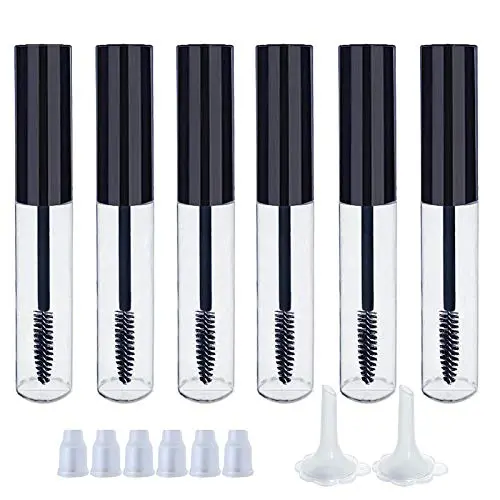 10ml Empty Plastic Mascara Tube Wand Eyelash Eyelash Cream Container Bottles with Rubber Inserts Funnels 10ml Empty Plastic Mascara Tube Wand Eyelash Eyelash Cream Container Bottles with Rubber Inserts Funnels