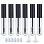 10ml Empty Plastic Mascara Tube Wand Eyelash Eyelash Cream Container Bottles with Rubber Inserts Funnels