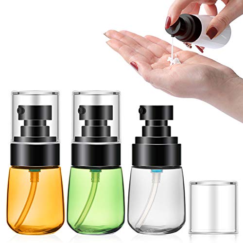 Reisekörperlotion, Segbeauty 3er Set Dosierflaschen für Essenzen, Shampoos, Conditioner, 30ml/1oz Leere Refillbare Pumpenflaschen Kosmetik Behälter