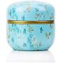Tea Caddies Tea Jar Storage Holder Teaware Coffee Powder Organizer Cans Round Metal Tea Box Mini Matcha Container,E