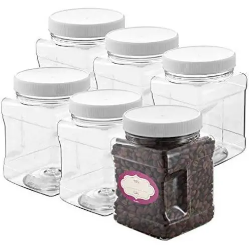 Contenants Plastiques Rectangulaires Vides avec Couvercles – Pots Plastiques avec Couvercles – Pots Plastiques avec Couvercles BPA-Free, Sans BPA, Sans BPA, Boîtes d'Alimentation Airtight avec Poignées Ergonomiques (6 Pièces 32 Oz) Contenants Plastiques Rectangulaires Vides avec Couvercles – Pots Plastiques avec Couvercles – Pots Plastiques avec Couvercles BPA-Free, Sans BPA, Sans BPA, Boîtes d'Alimentation Airtight avec Poignées Ergonomiques (6 Pièces 32 Oz)