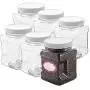 Contenants Plastiques Rectangulaires Vides avec Couvercles – Pots Plastiques avec Couvercles – Pots Plastiques avec Couvercles BPA-Free, Sans BPA, Sans BPA, Boîtes d'Alimentation Airtight avec Poignées Ergonomiques (6 Pièces 32 Oz) Contenants Plastiques Rectangulaires Vides avec Couvercles – Pots Plastiques avec Couvercles – Pots Plastiques avec Couvercles BPA-Free, Sans BPA, Sans BPA, Boîtes d'Alimentation Airtight avec Poignées Ergonomiques (6 Pièces 32 Oz)