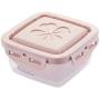 Transparent Plastic Kitchen Refrigerator Food Grain Storage Container Seal Milk Powder Nut Convenient Vacuum Pink Combination Set Storage Box Food Dispensers