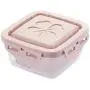Transparent Plastic Kitchen Refrigerator Food Grain Storage Container Seal Milk Powder Nut Convenient Vacuum Pink Combination Set Storage Box Food Dispensers