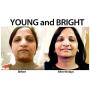 YOUNG AND BRIGHT All-in one Organic Day & Night Facial Cream | Get Younger Looking Blemish Free Skin w/All Natural Anti-aging and Age Spot Reducer Face Treatment | Wrinkle Repair w/Peptides, Gotukola, Niacinamide & Algae Sun Block