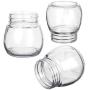 KAMOTA Round Mason Jars 12 oz With Regular Lids and Bands, Ideal for Jam, Honey, Wedding Favors, Shower Favors, Baby Foods, DIY Magnetic Spice Jars, 12 PACK, 20 Whiteboard Labels Included