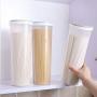 Plastic Noodle Storage Box Grain Cereal Storage Jar Spaghetti Box Kitchen Noodle Storage Tank Storage 3 PCS