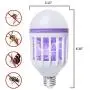 2er Pack Insektizide Birnen, 2-in-1 Mücken-Killer-Lampe, UV LED Mücken-Fliegen-Killer-Birne für Innen- und Außenbereich
