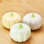 m?kvfa Pumpkin Candy Box Creative 2-Layer Fruit Plate Food Storage Box for Oats, Pasta, Rice, Coffee, Tea, Snacks, Nuts (Yellow)