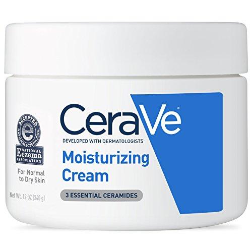 CeraVe Moisturizing Cream, Daily Face and Body Moisturizer for Dry Skin, 12 Ounce