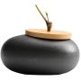Ceramic tea box dried fruit storage tank sealed bottle tea accessories home sealed cans receive gifts,5