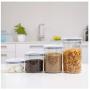 TATAY Kitchen Jar, Transparent Grey, 1.5 Litre