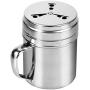 JUSTDOLIFE Seasoning Bottle Set Fashion Rotatable Seasoning Shaker Stainless Steel Spice Bottle with Handle