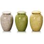 Small Concise Ceramic Ice Crack Tea Box Mini Storage Containers Tea Jar Sealed Tea Candy Tea Accessories,Yellow