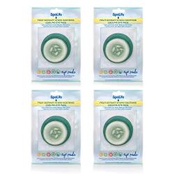 SpaLife Korean Soothing Spa Cooling Eye Pads - 48 Pads - With Fruit + Vegetable Extracts - Depuff Eyes + Reduce Dark Circles (Cucumber)
