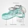 Storage Condiment Jar, Clear Glass Condiment Spice Jars-Spice Containers - Empty Jars -320 Ml (8 Oz), 3 Piece Set