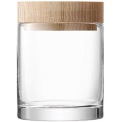 LSA International Lotta Container & Ash Lid, 5.5", Clear