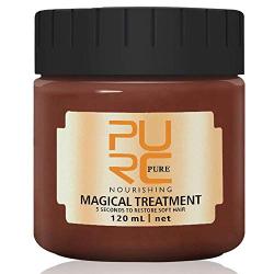 PURC Hair Treatment Mask, 120ML Magical Hair Mask 5 Seconds Repairs Damage Hair Root Hair Tonic Keratin Hair & Scalp Treatment