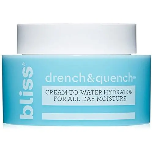 Bliss Drench and Quench Cream-To-Water Daily Moisturizer and Hydrating Skin Cream for Balancing and Brightening, Vegan Formula, 1.7 Ounce Bliss Drench and Quench Cream-To-Water Daily Moisturizer and Hydrating Skin Cream for Balancing and Brightening, Vegan Formula, 1.7 Ounce
