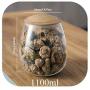 Jar Spices Borosilicate Glass Jars With Lid Sealed Kitchen Storage Bottle,1100Mlb162
