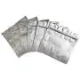 (50pcs) 1.5 Quart Odor-Proof 5 Mil Ziplock Genuine Aluminum Foil Mylar Bags for Herb, Seed, Food and Organics Storage 