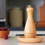 JUSTDOLIFE Pepper Grinder Creative Bowling Ball Shape Salt Mill Manual Pepper Mill For Home Kitchen