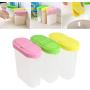 Xdodnev Spice Double Jars Rack Shaker Plastic for Seasoning Condiment Sugar Salt