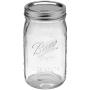 Ball Wide Mouth Quart 32-Ounces Mason Jar with Lid and Band (1-Pack)