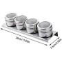 Xigeapg Stainless Steel Seasoning Jar Kitchen Spice Box Barbecue Cruet Pepper Sauce Jar Chili Powder Storage Bottle