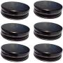 The Southern Jarring Co. Stainless Steel Mason Jar Lids With Silicone Gaskets - Rustproof and Leakproof - Reusable Food Grade Canning Lids for REGULAR Mouth Mason Jars (Oil-Rubbed Bronze, 6-Pack)