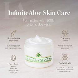 InfiniteAloe Skin Care Cream - Original Scent - (4) 8oz + (4) 0.5oz