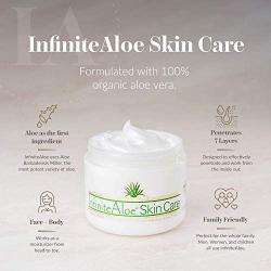 InfiniteAloe Skin Care Cream - Original Scent - (1) 8oz + (2) 0.5oz