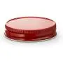 Mason Jar Lids, by Kook, Regular Mouth, Continuous Thread, Set of 16, Red Mason Jar Lids, by Kook, Regular Mouth, Continuous Thread, Set of 16, Red