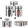 Bouteille d'assaisonnement de cuisine JUSTDOLIFE, récipient rotatif en acier inoxydable pour la maison. Bouteille d'assaisonnement de cuisine JUSTDOLIFE, récipient rotatif en acier inoxydable pour la maison.