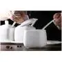 Mini Spice Jars Household ceramic square seasoning jar hotel kitchen seasoning box Mini Spice Jars Household ceramic square seasoning jar hotel kitchen seasoning box