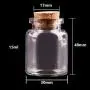 | Storage Bottles & Jars | 24pcs 304017mm 15ml Mini Glass Wishing Bottles Tiny Jars Vials With Cork Stopper wedding gift | by HUDITOOLS | 1 PCs