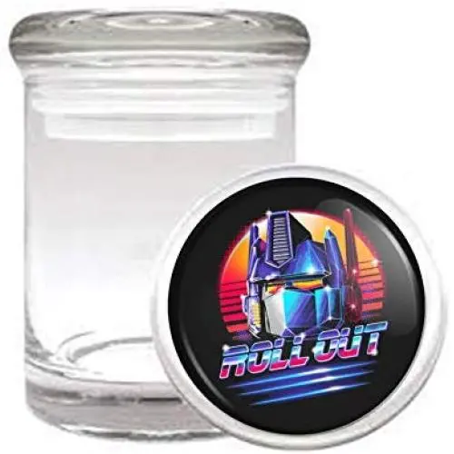 Individuelle Sammlerstücke – Optimus Autobot aus den 80er Jahren Cartoon – Klassische, geruchlose Glasflasche