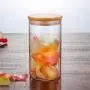 Glass Caddies Storage Jar, High Borosilicate Glass, Airtight Sealing Ring, More Size for Tea Coffee Herb Spices Sugar etc. (6.5x10cm) Glass Caddies Storage Jar, High Borosilicate Glass, Airtight Sealing Ring, More Size for Tea Coffee Herb Spices Sugar etc. (6.5x10cm)